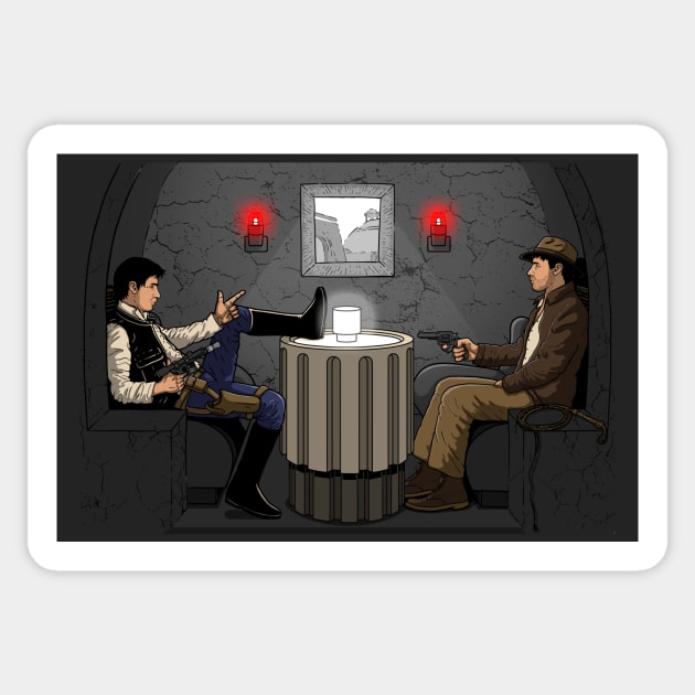 The cantina paradox. Sticker by JCMaziu